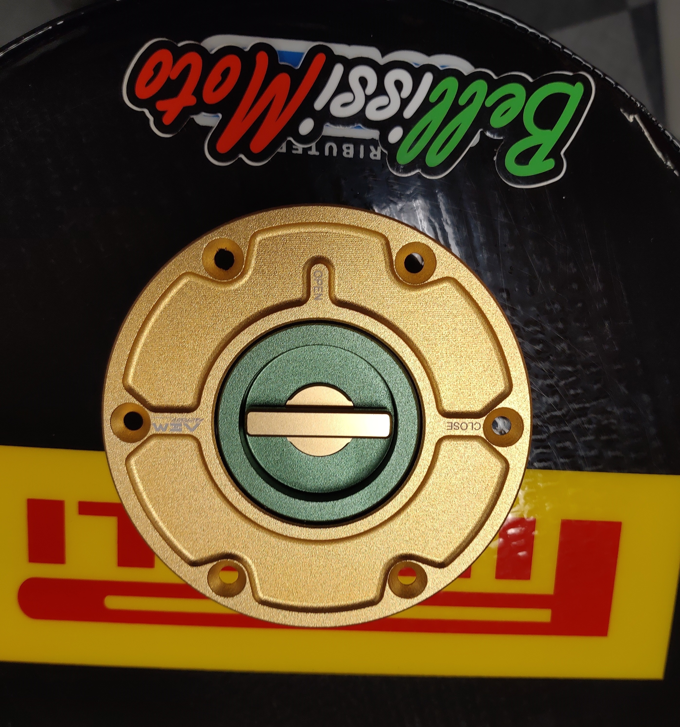AEM FACTORY - Ducati Diavel 1260 Lamborghini Limited Edition 'Endurance 115' Quick Release Gas Cap AEM FACTORY - Ducati Diavel 1260 Lamborghini Limited Edition 'Endurance 115' Quick Release Gas Cap